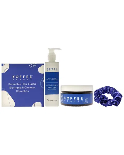 Koffee Beauty Unisex Citrus Magic Set In Blue