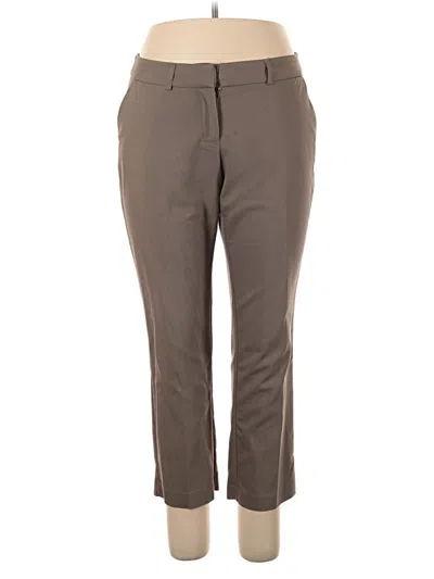 Pre-owned Kohl's Casual Pants In Brown