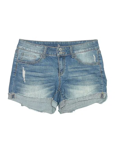 Pre-owned Kohl's Denim Shorts In Blue
