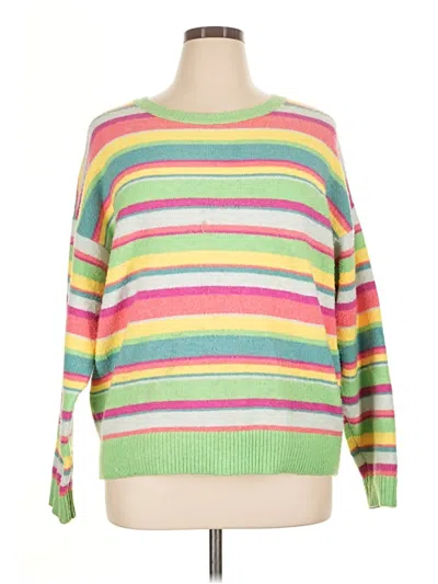 Pre-owned Kohl's Pullover Sweater In Green