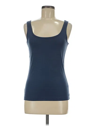 Pre-owned Kohl's Sleeveless Top Blue Scoop Neck Tops