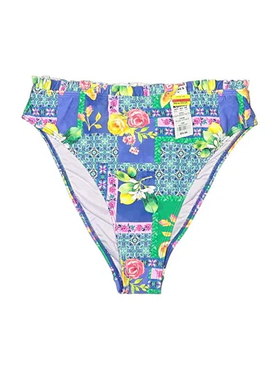 Pre-owned Kohl's Swimsuit Bottoms In Blue