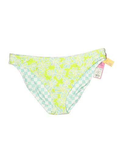 Pre-owned Kohl's Swimsuit Bottoms In Green