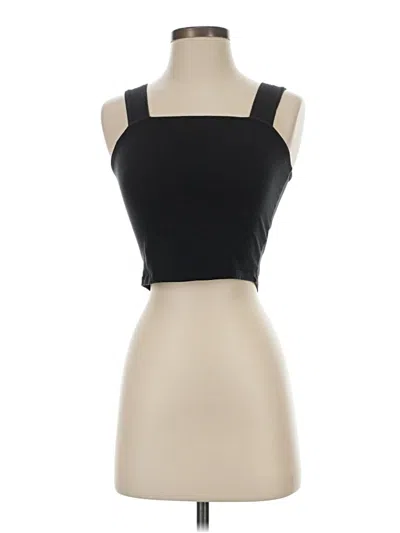 Pre-owned Kohl's Tank Top Black Strapless Neckline Tops