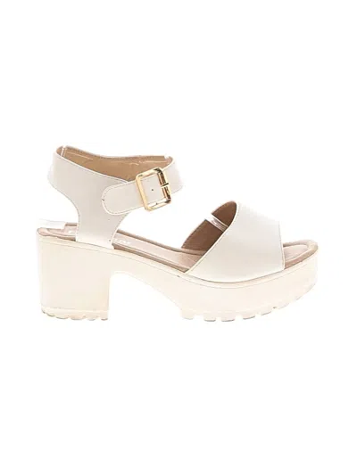Pre-owned Koi Footwear Sandals In White