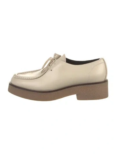 Pre-owned Koio Collective Leather Oxfords In Neutral