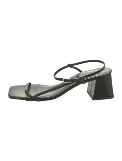 Pre-owned Koio Collective Leather Slingback Sandals In Green
