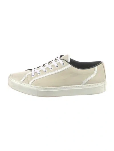 Pre-owned Koio Collective Leather Sneakers In White
