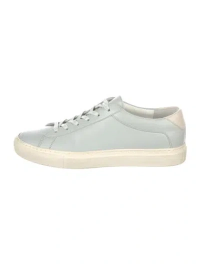 Pre-owned Koio Collective Leather Sneakers In White