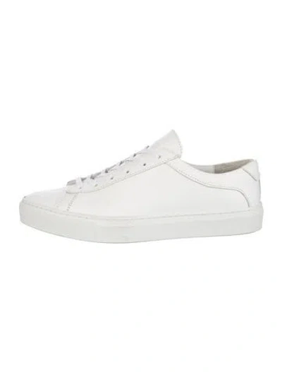 Pre-owned Koio Collective Leather Sneakers In White