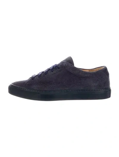Pre-owned Koio Collective Suede Sneakers In Blue