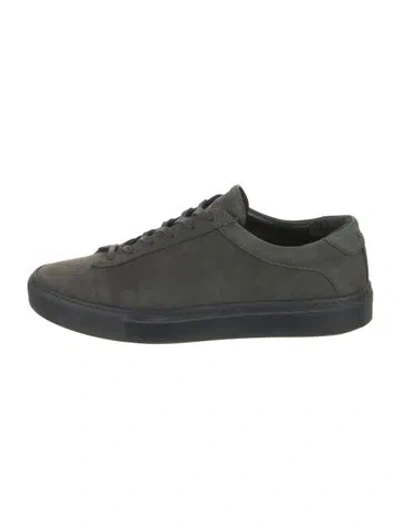 Pre-owned Koio Collective Suede Sneakers In Green