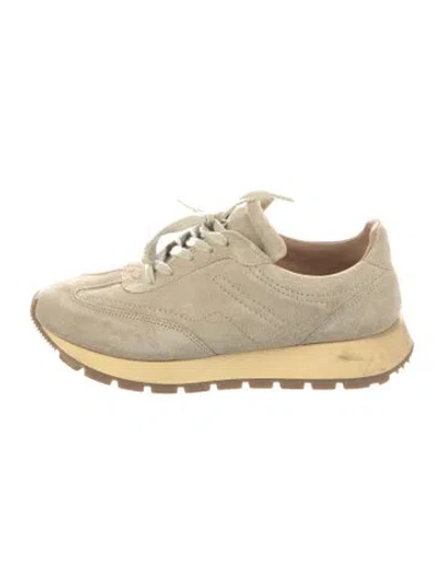 Pre-owned Koio Collective Suede Sneakers In Neutral