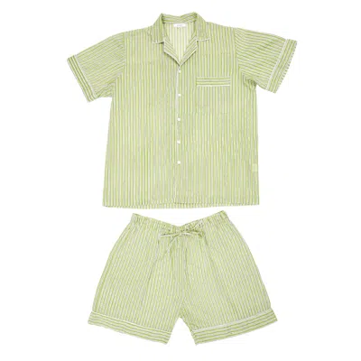 Koisi Men's Green Hara Short Pyjama Set