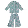 Koisi Women's Yogi Pyjama Set In Blue/green