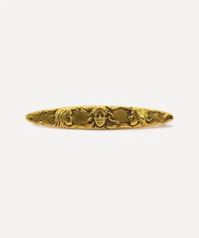 Kojis 14ct Gold Art Nouveau Siren Bar Brooch