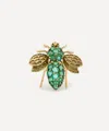 Kojis 14ct Gold Emerald Bee Brooch