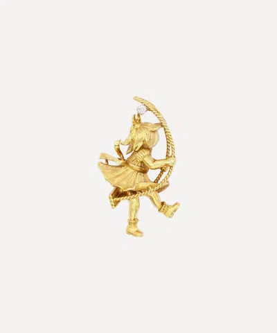 Kojis 14ct Gold Swing Brooch