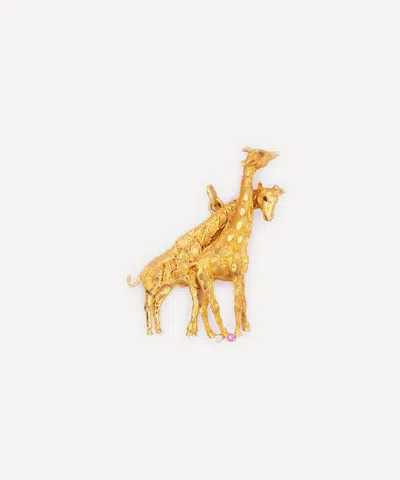 Kojis 14ct Gold Vintage Giraffe Pendant