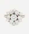 Kojis 14ct White Gold Baumstein Diamond Ring In Gold