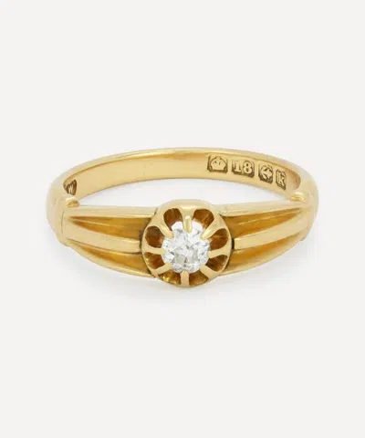 Kojis 18ct Gold Antique Diamond Belcher Ring