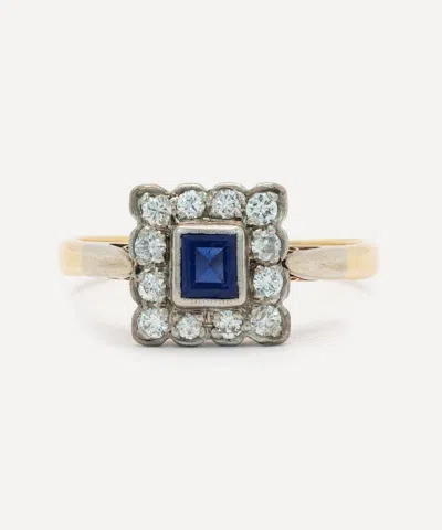 Kojis 18ct Gold Art Deco Sapphire And Diamond Ring