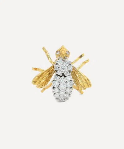 Kojis 18ct Gold Vintage Diamond Bee Brooch
