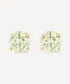 Kojis 18ct Gold Yellow Diamond Stud Earrings In Gold