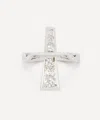 Kojis 18ct White Gold Modernist Diamond Ring