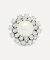 Kojis 18ct White Gold Peridot Pink Spinel And Diamond Ring