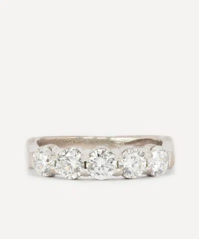 Kojis 18ct White Gold Vintage Five Stone Diamond Ring