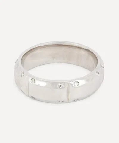 Kojis Platinum Diamond Band Ring