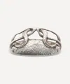 Kojis Silver Antique Hammered Liberty Brooch