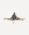 Kojis Silver Victorian Bug Brooch