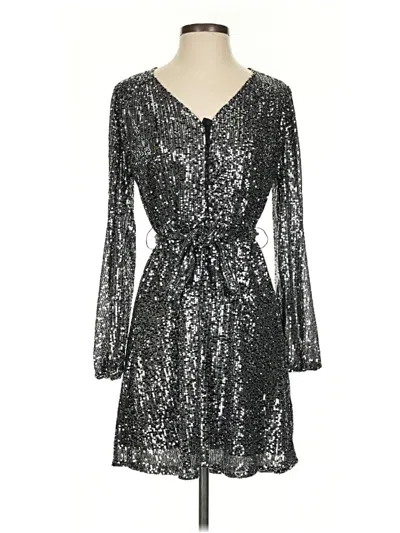 Pre-owned Koko + Mason Cocktail Dress In Silver