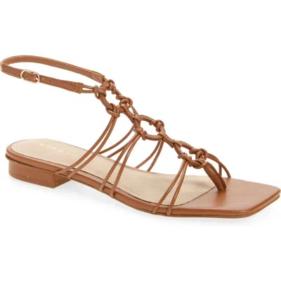 Koko + Palenki Catia Ankle Strap Thong Sandal In Multi