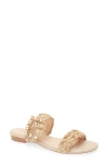 Koko + Palenki Nadia Slide Sandal In Natural Raffia