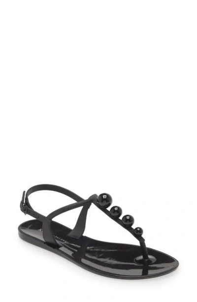 Koko + Palenki Rhea Jelly Slingback Sandal In Black