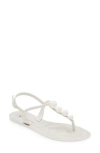 Koko + Palenki Rhea Jelly Slingback Sandal In White