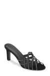 Koko + Palenki Savvy Embellished Sandal In Black Suede
