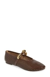 Koko + Palenki Shia Mary Jane Flat In Brown