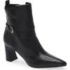Koko + Palenki Viggo Buckle Strap Bootie In Black