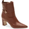 Koko + Palenki Viggo Buckle Strap Bootie In Brown