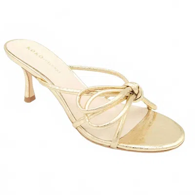 Koko + Palenki Women's Barely Sandal In Gold