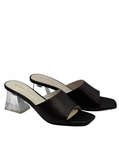 Koko + Palenki Women's Belize Leather Sandal In Black