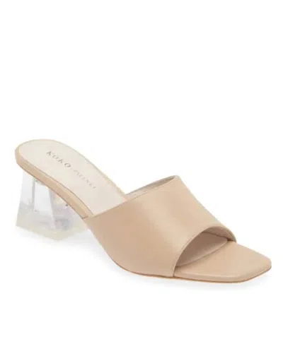 Koko + Palenki Women's Belize Leather Sandal In Nude In Brown