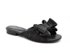 Koko + Palenki Dara Bow Slide Sandal In Animal Print