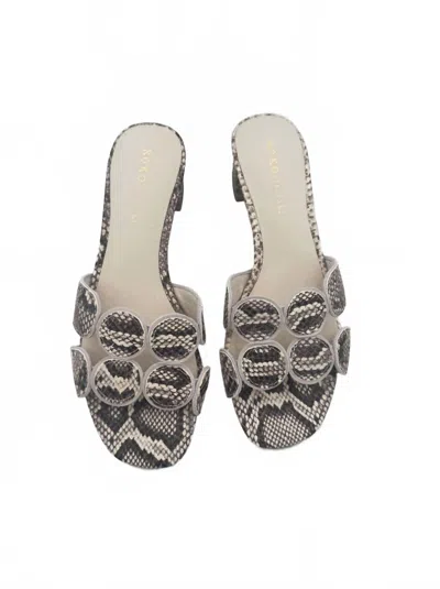Koko + Palenki Women's Lively Sandal In Snake In Gray