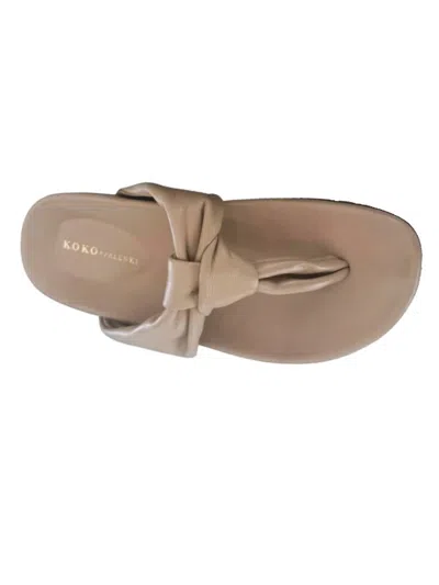 Koko + Palenki Women's Maya Sandal In Camel In Brown