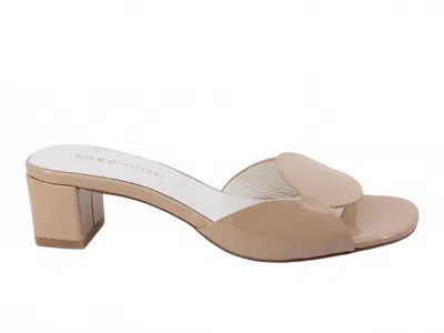 Koko + Palenki Women Orbit Slide Sandal In Beige